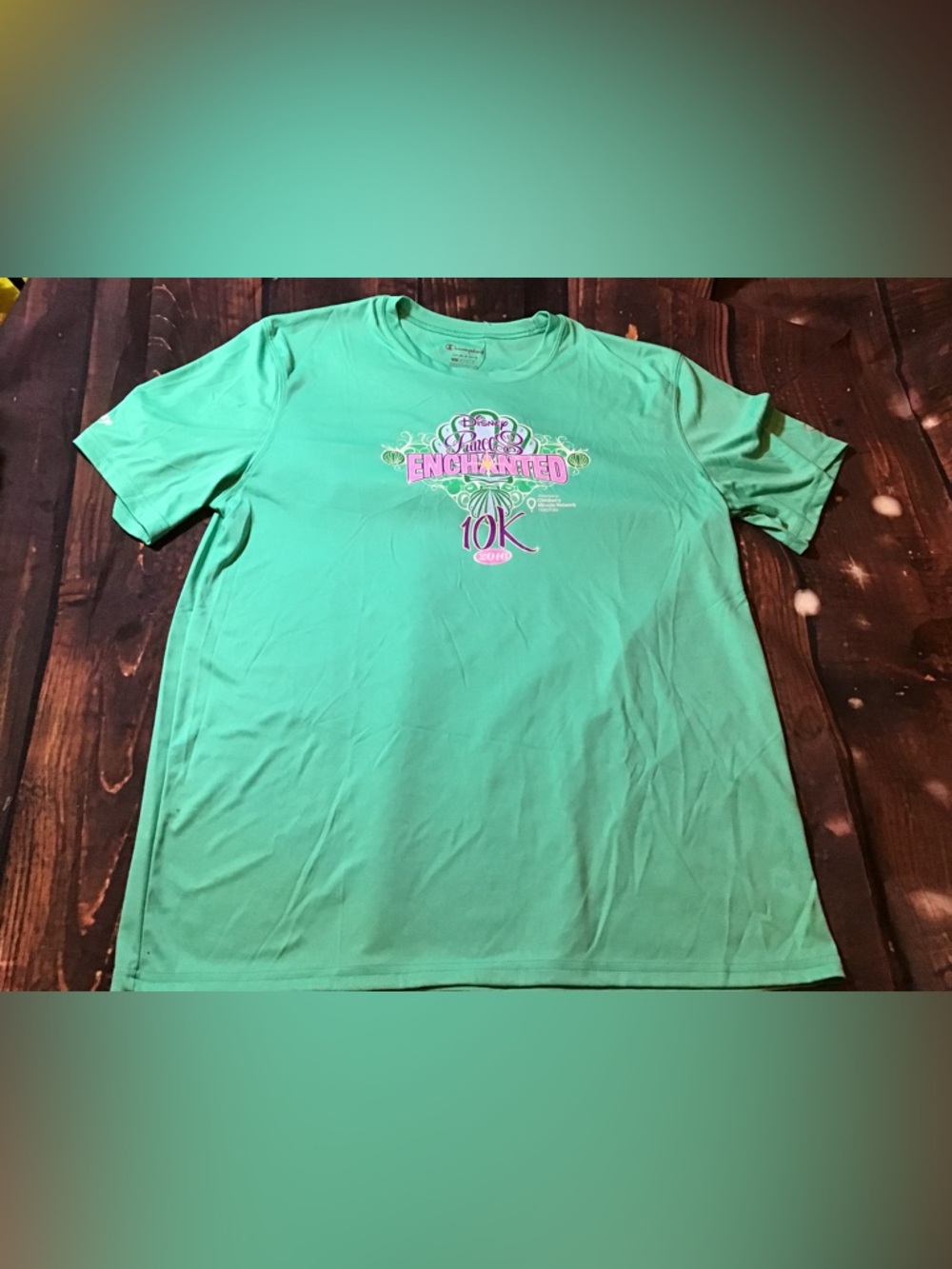 Disney run Princess enchanted 10k unisex 2016 champion shirt size large